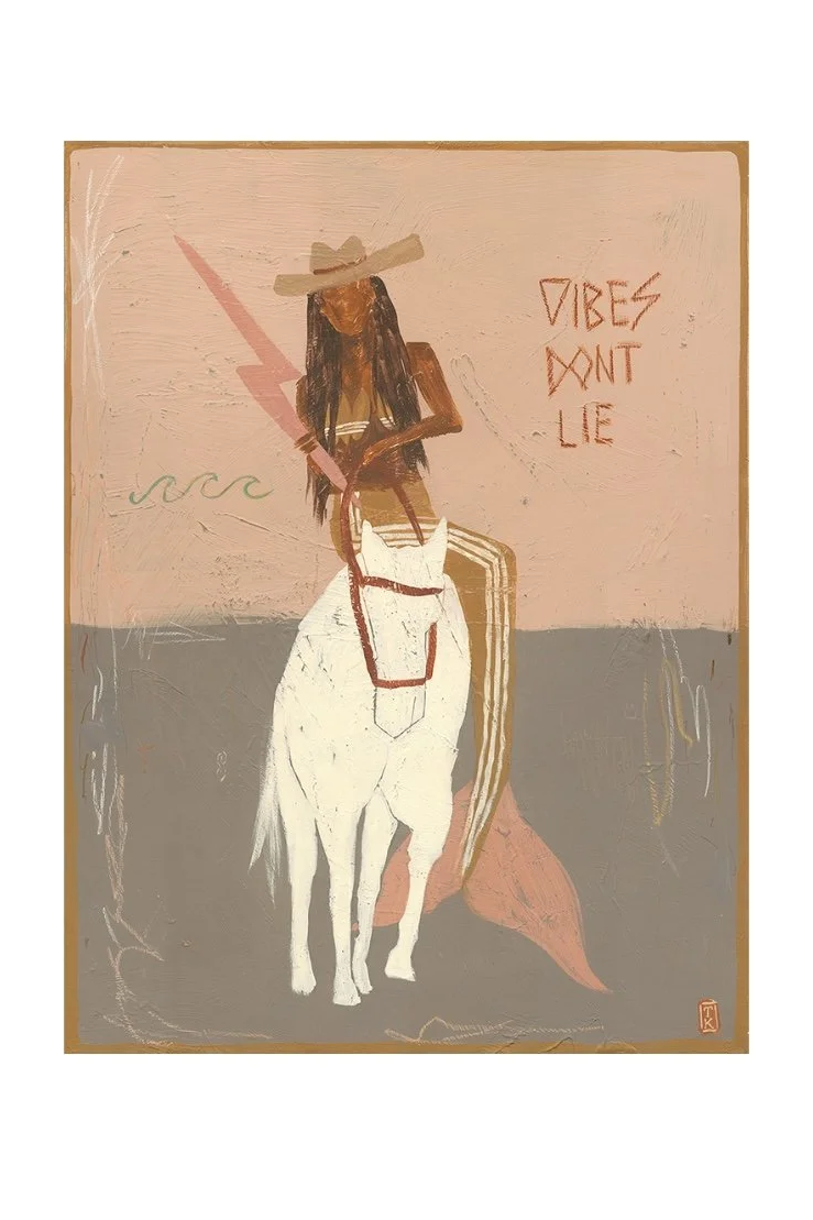 A4 Print - Vibes Don't Lie