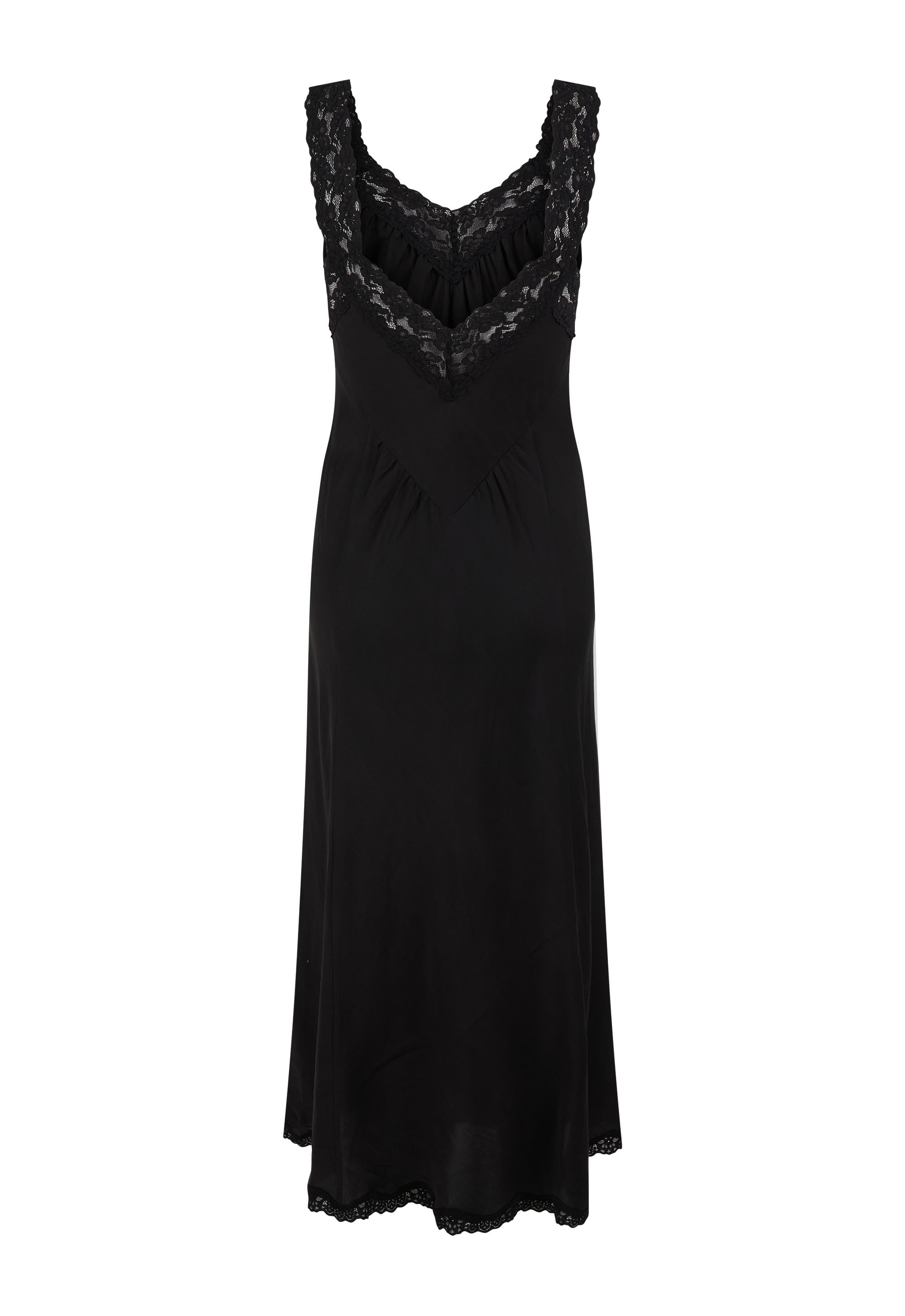 Vina Lace Slip Dress - Midnight