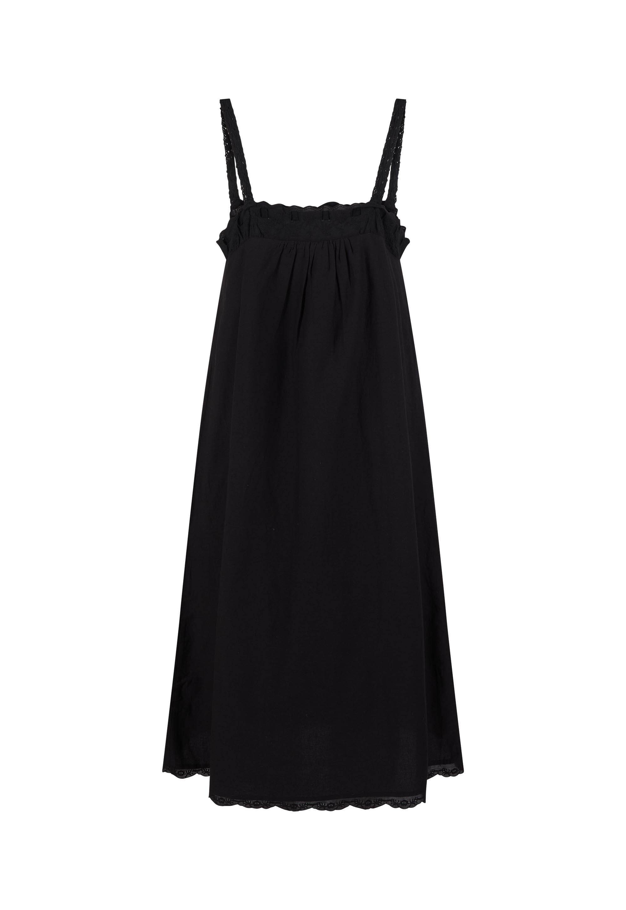 Vintage Petticoat Midi Dress - Onyx
