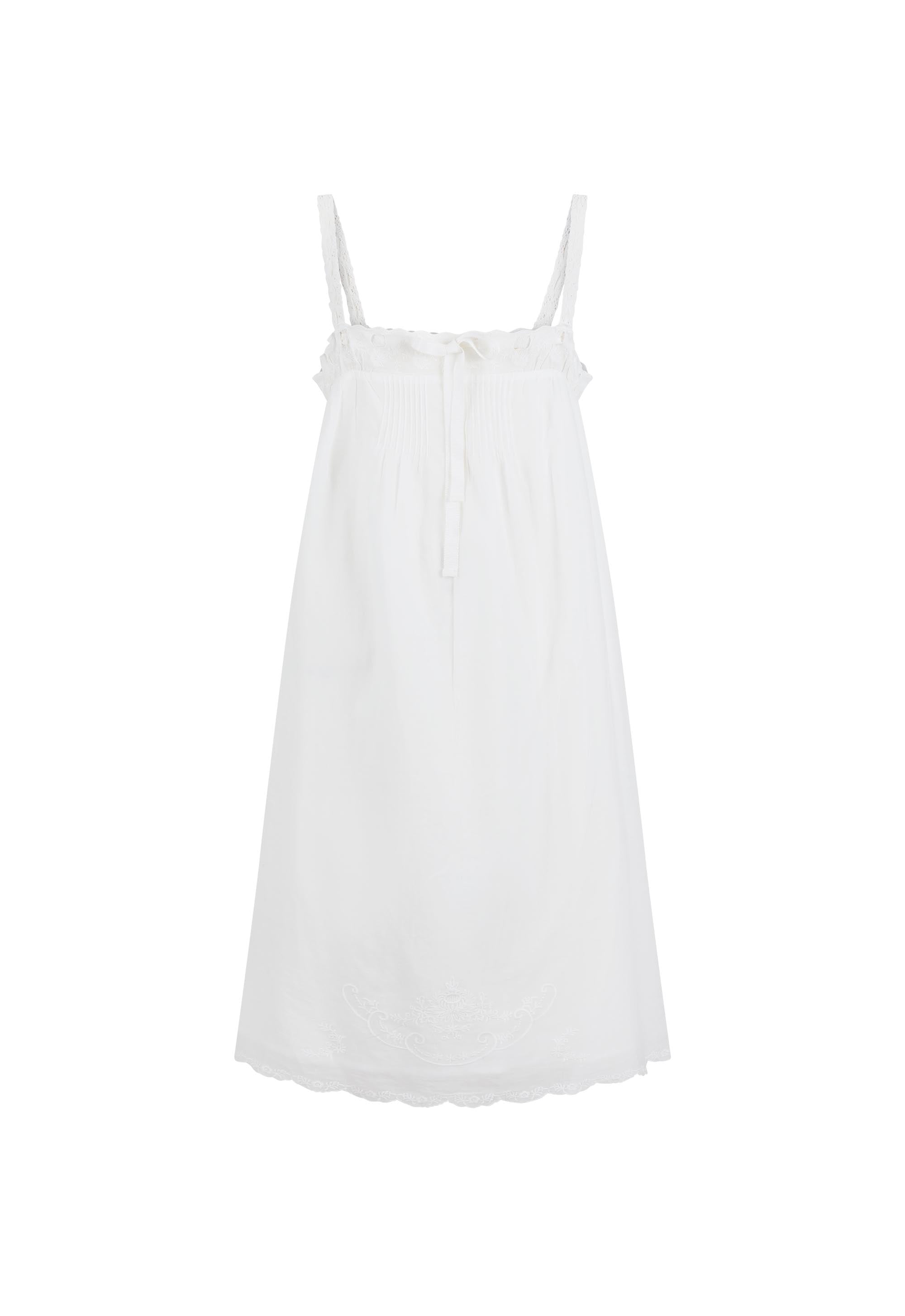 Vintage Petticoat Mini Dress - Vintage White