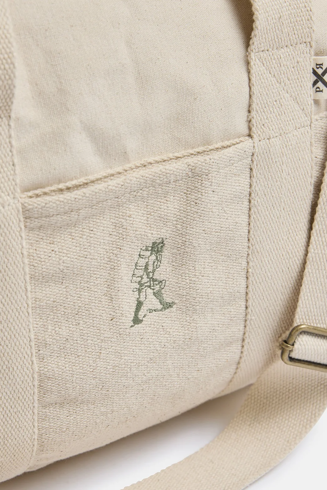 Wanderer Canvas Overnight Bag - Natural