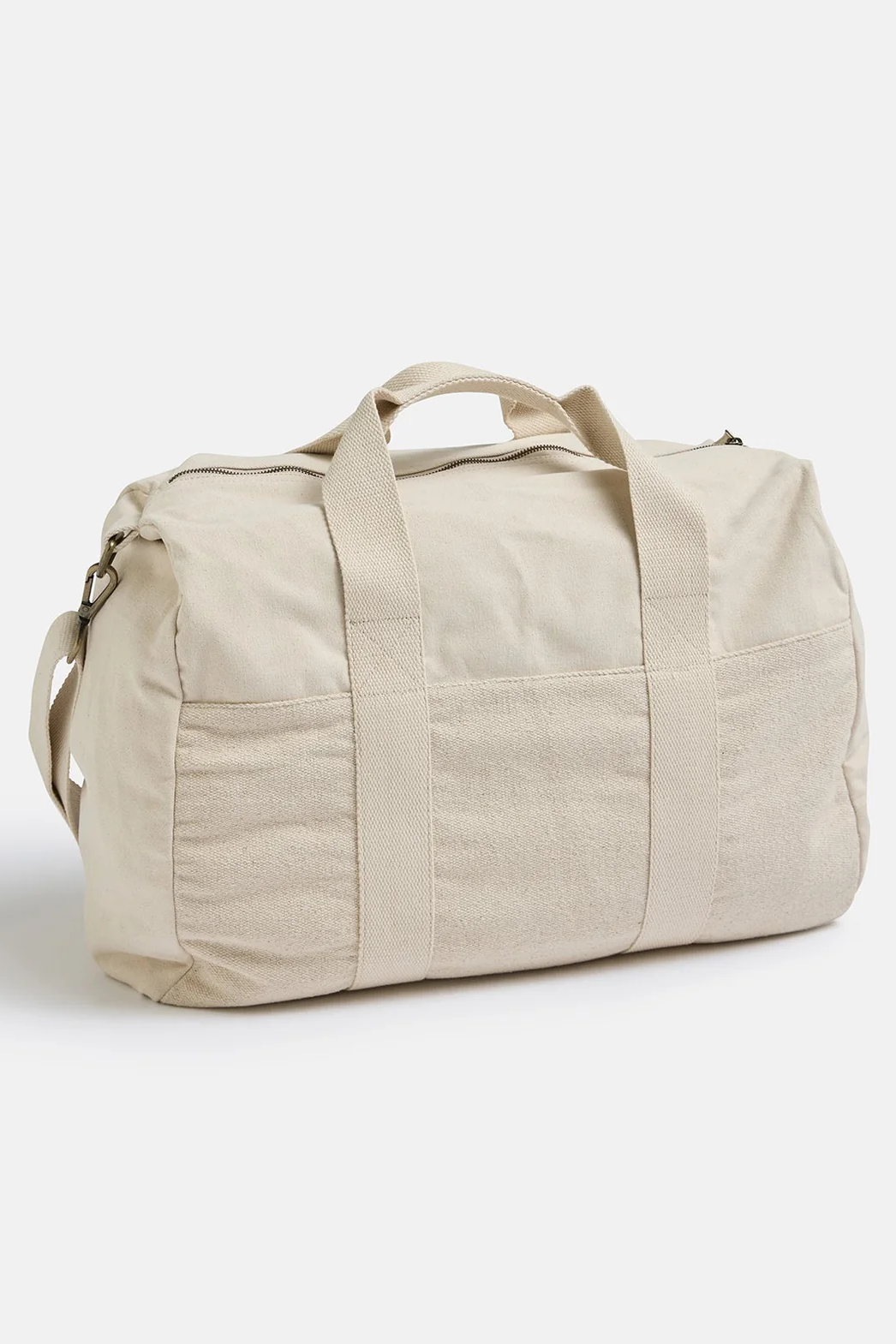Wanderer Canvas Overnight Bag - Natural
