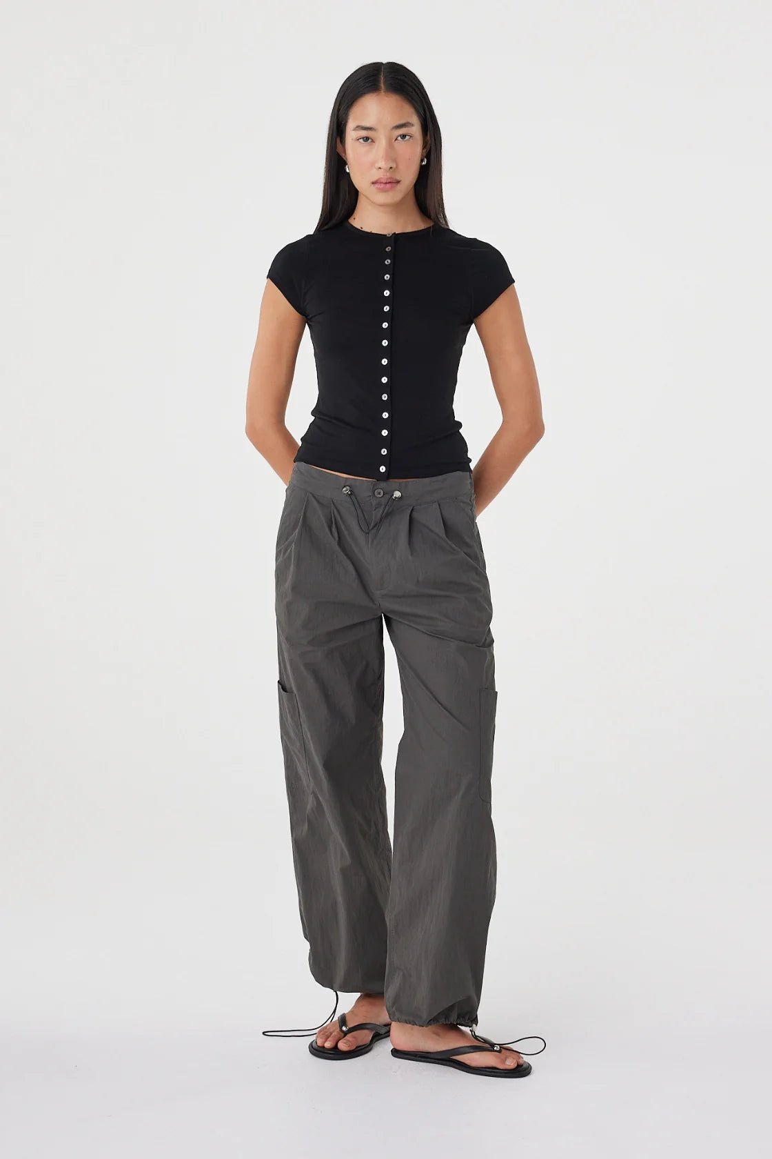 Addie Pant - Charcoal - Pants - Arcaa Movement - Women's fashion at The Freedom State