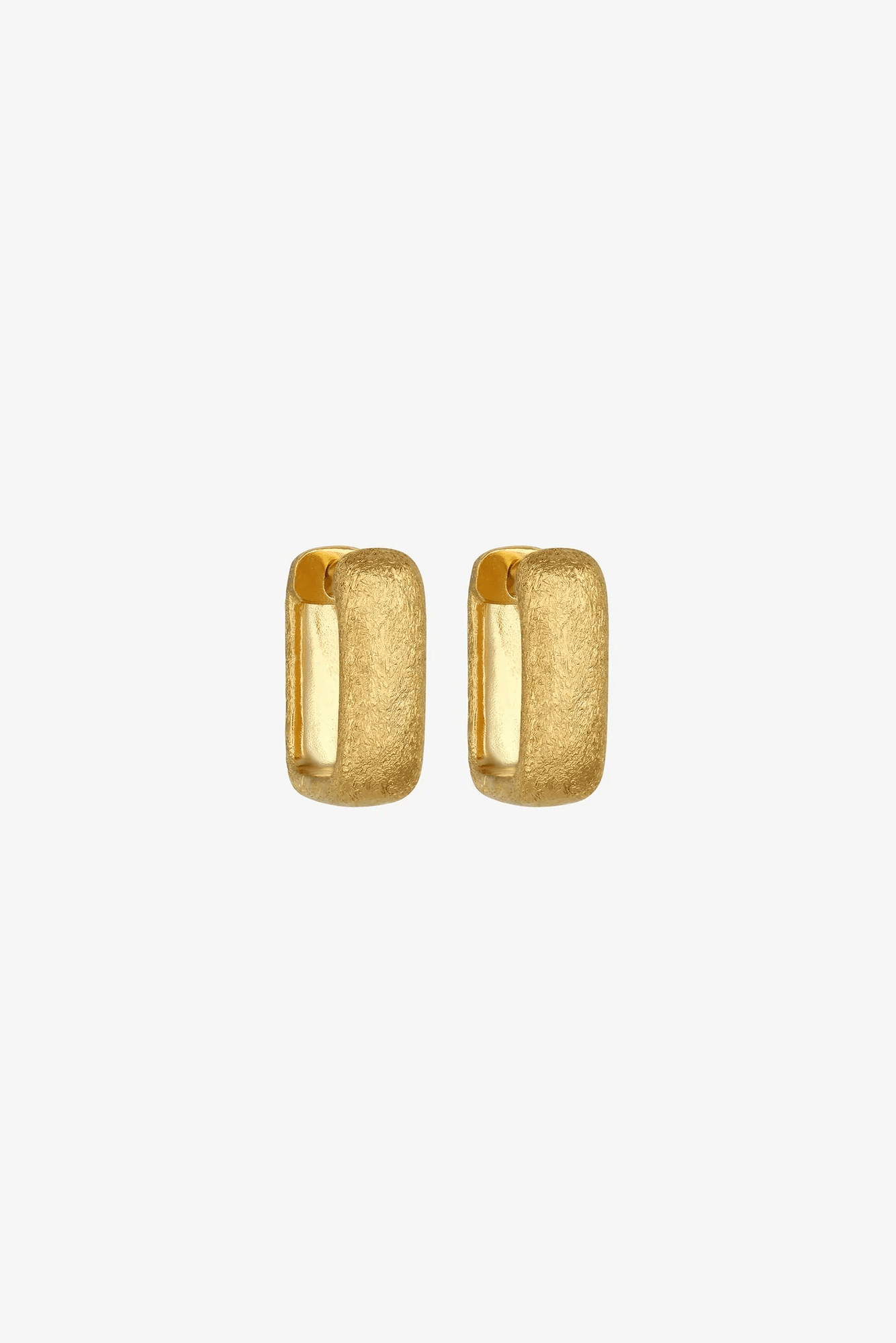 Alida Square Hoops - Gold - Earrings - Temple Of The Sun - Women's fashion at The Freedom State