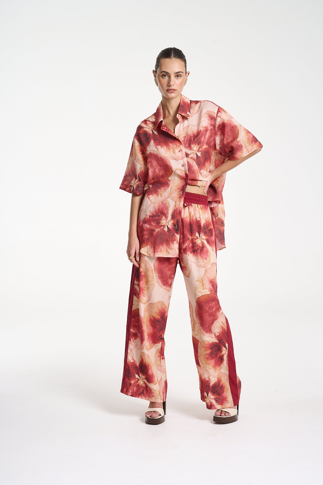 Wide Leg Pant - Aloha