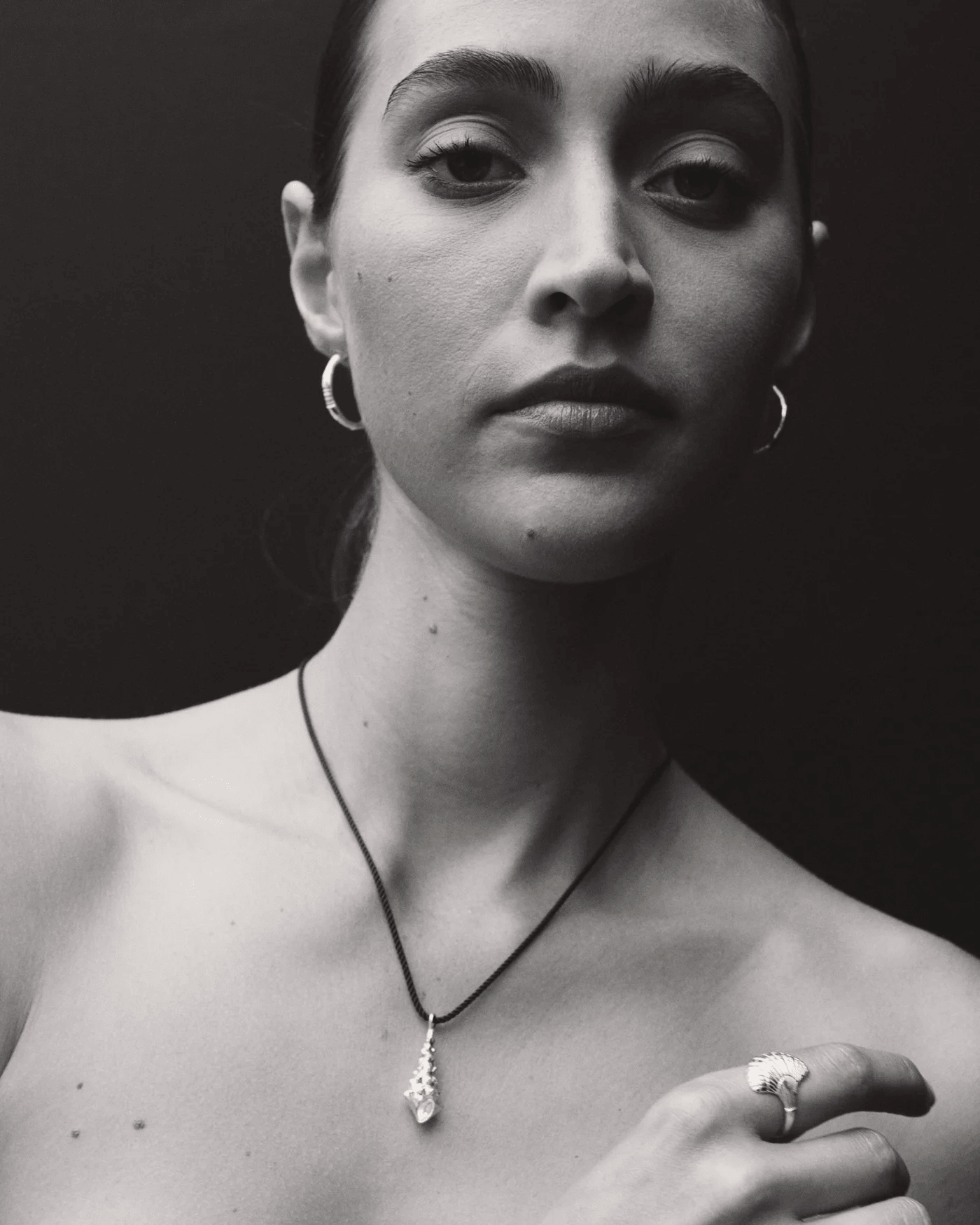 Amari Hoops - Silver - Earrings - Temple Of The Sun - Women's fashion at The Freedom State
