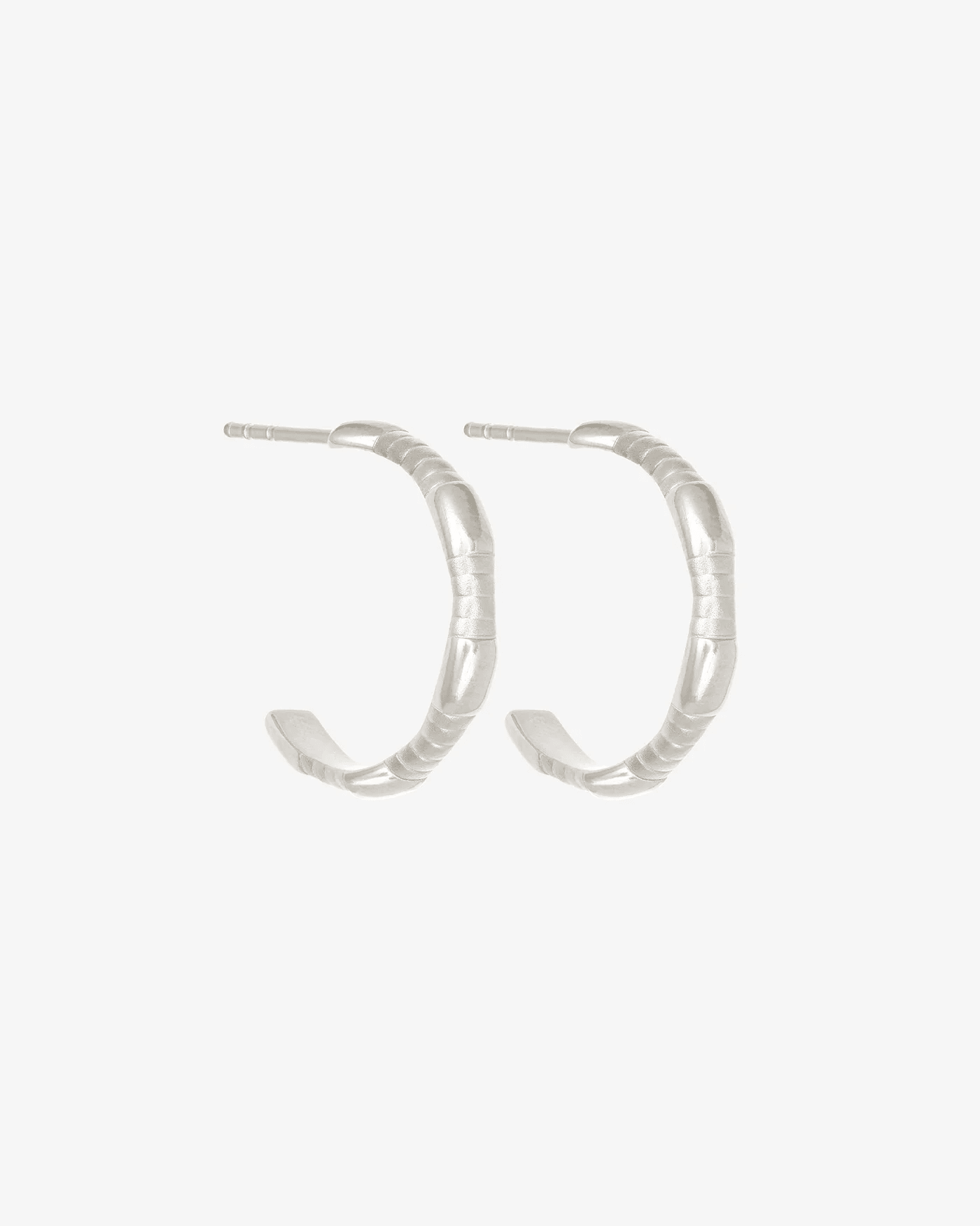 Amari Hoops - Silver - Earrings - Temple Of The Sun - Women's fashion at The Freedom State