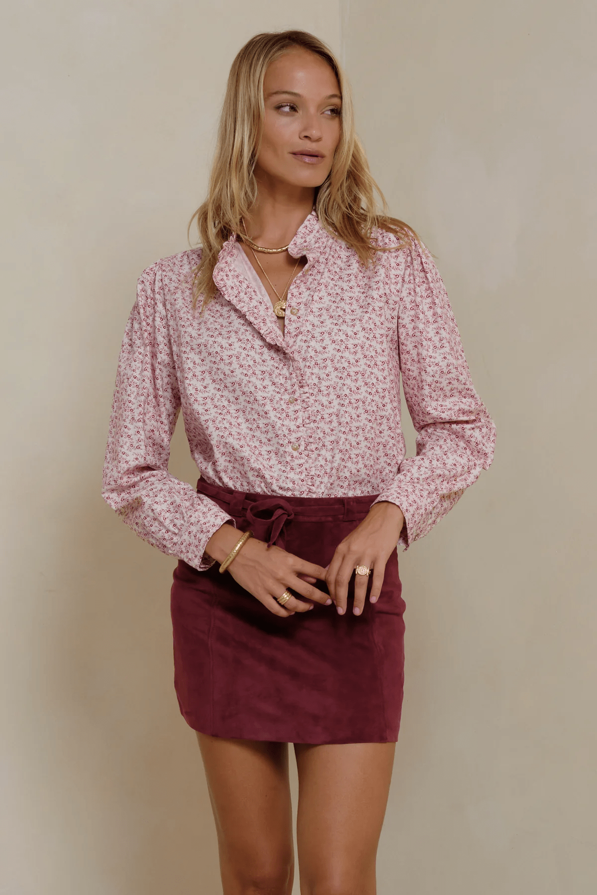Amina Blouse - Aspen Floral - Shirts - Lilya - Women's fashion at The Freedom State
