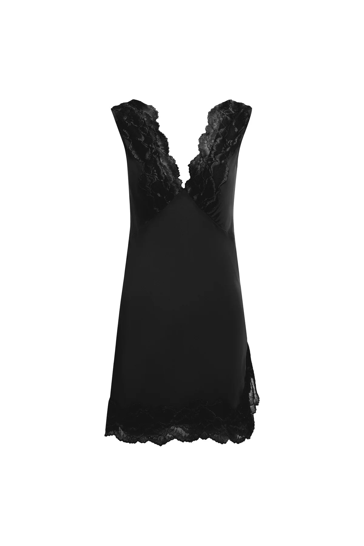 Annie Silk Mini Dress - Noir - Mini Dresses - Rowie The Label - Women's fashion at The Freedom State