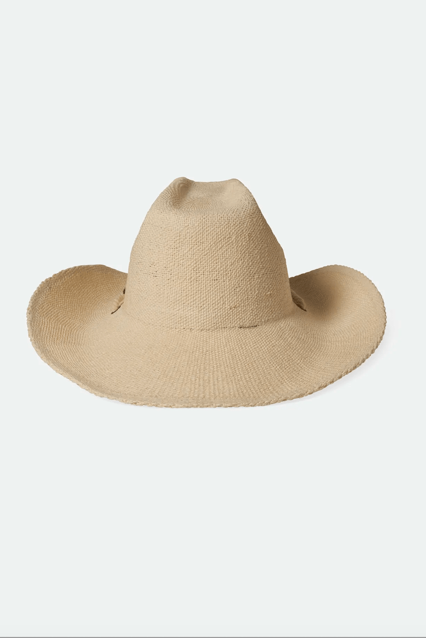 Austin Straw Cowboy - Bone - Straw Hat - Brixton - Women's fashion at The Freedom State