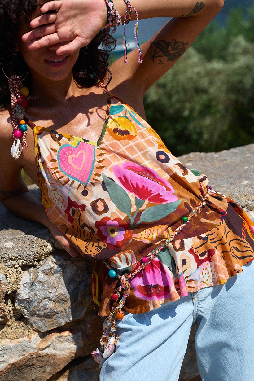 Birth Of Venus Cami - Caramel - Fashion Tops - Spell - Women's fashion at The Freedom State