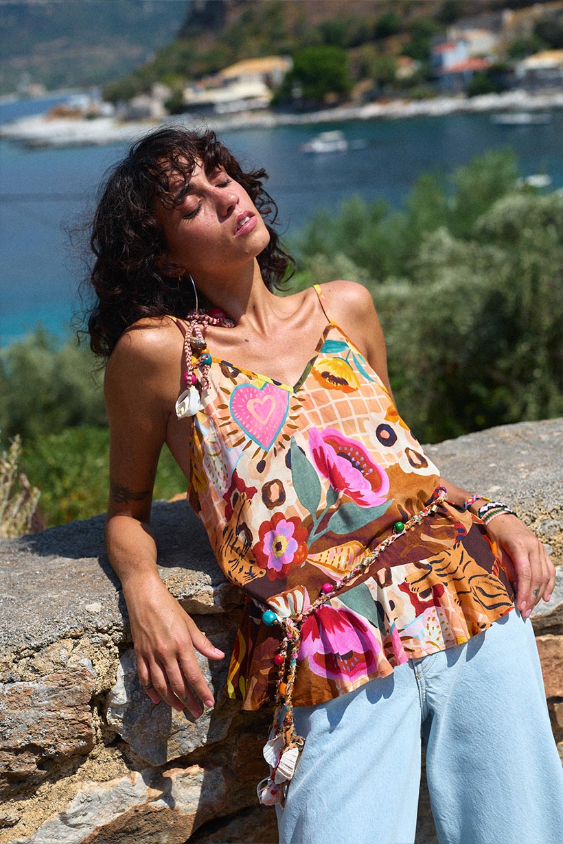 Birth Of Venus Cami - Caramel - Fashion Tops - Spell - Women's fashion at The Freedom State