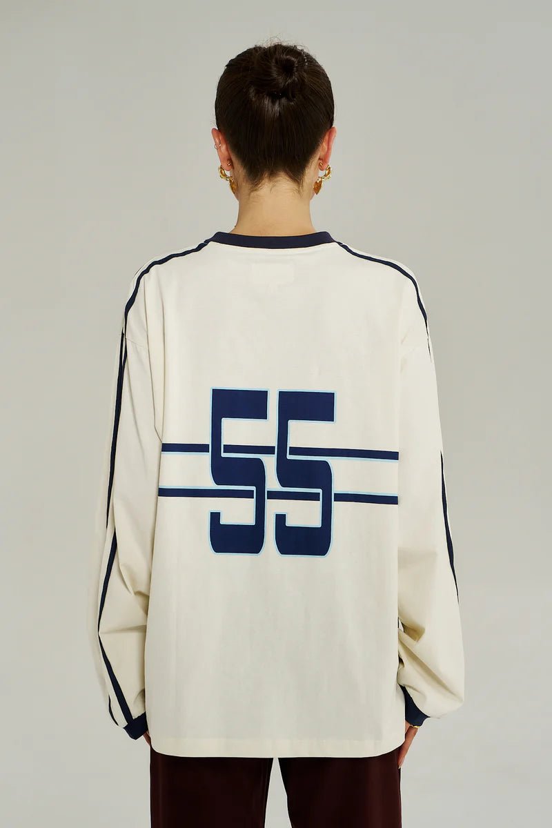 Bleu 55 LS Tee - Vintage White - T-Shirts - Summi Summi - Women's fashion at The Freedom State