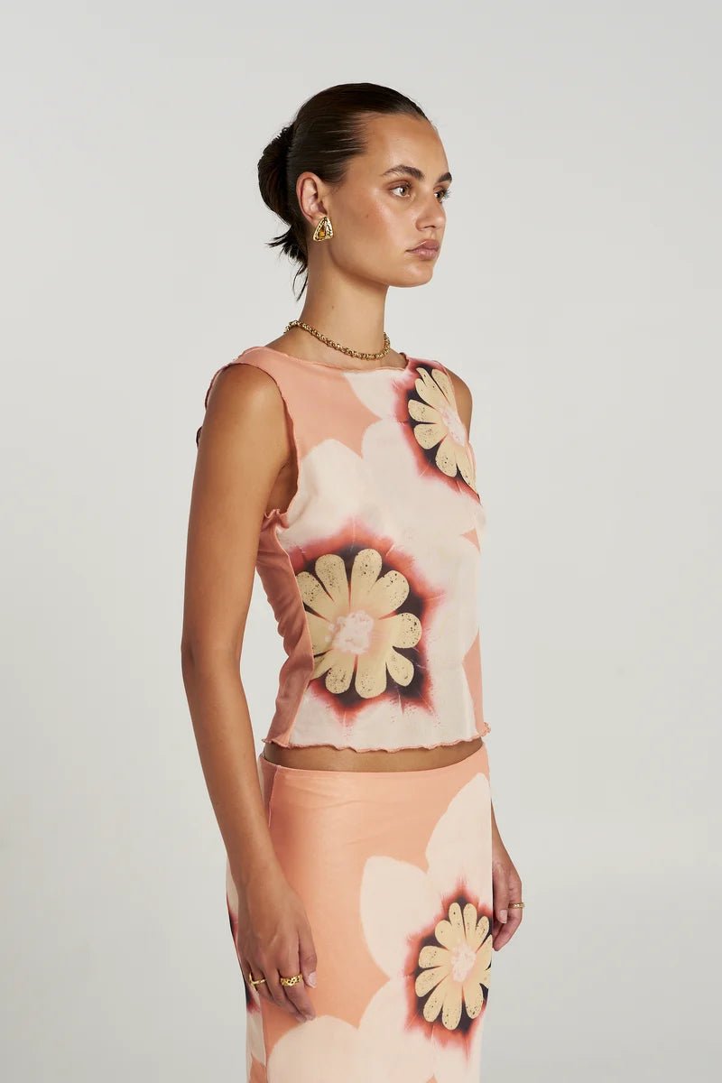 Boatneck Tank - Harlequin - Fashion Tops - Summi Summi - Women's fashion at The Freedom State