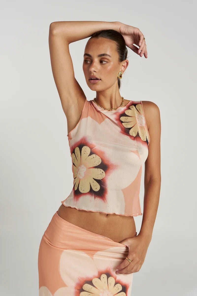 Boatneck Tank - Harlequin - Fashion Tops - Summi Summi - Women's fashion at The Freedom State