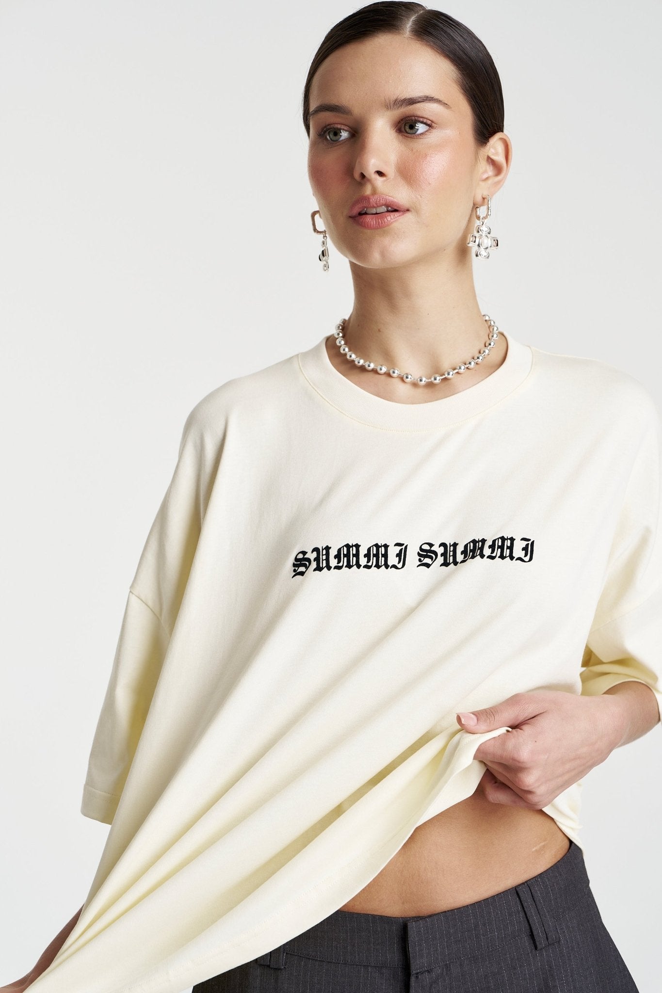 Butterfly SS Tee - Vanila - T-Shirts - Summi Summi - Women's fashion at The Freedom State