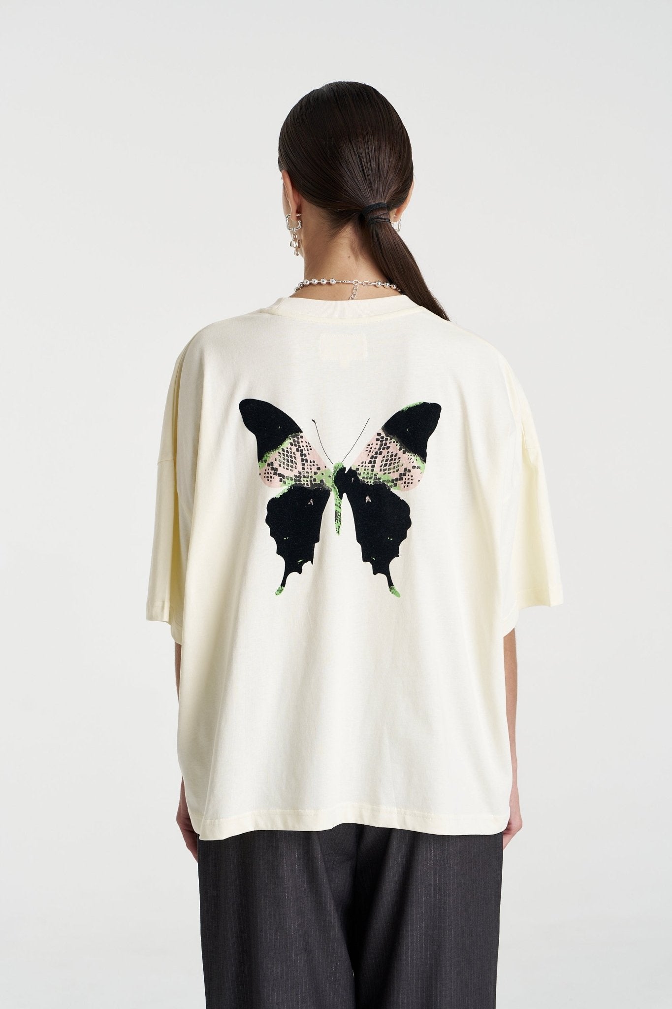 Butterfly SS Tee - Vanila - T-Shirts - Summi Summi - Women's fashion at The Freedom State