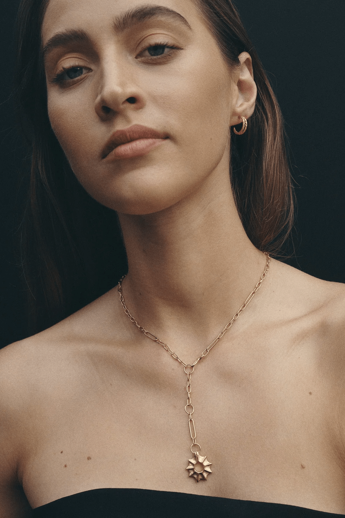 Calypso Lariat Necklace - Gold - Necklaces - Temple Of The Sun - Women's fashion at The Freedom State