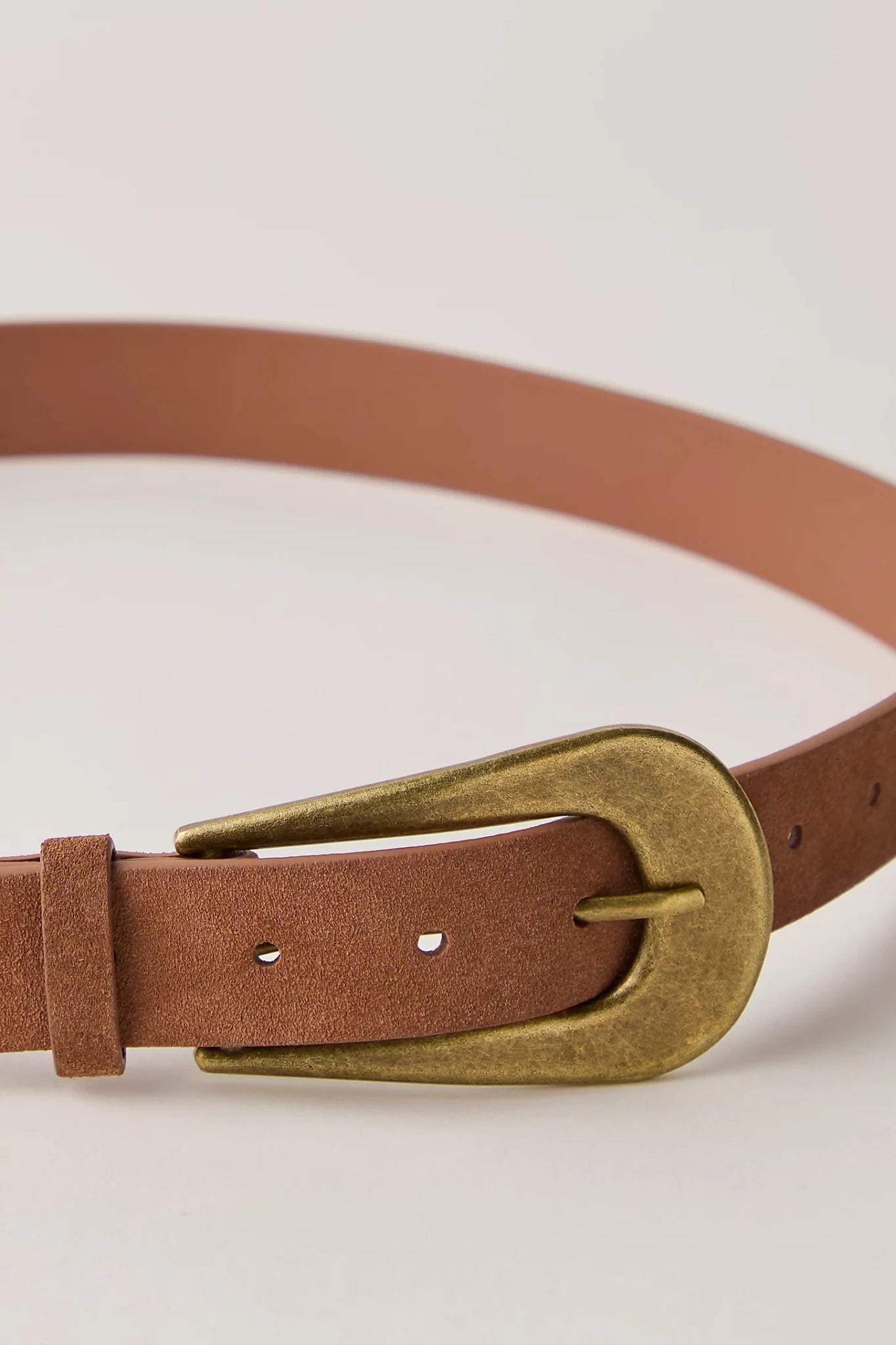 Cannon Suede Belt - Cognac - Belts - Free People - Women's fashion at The Freedom State