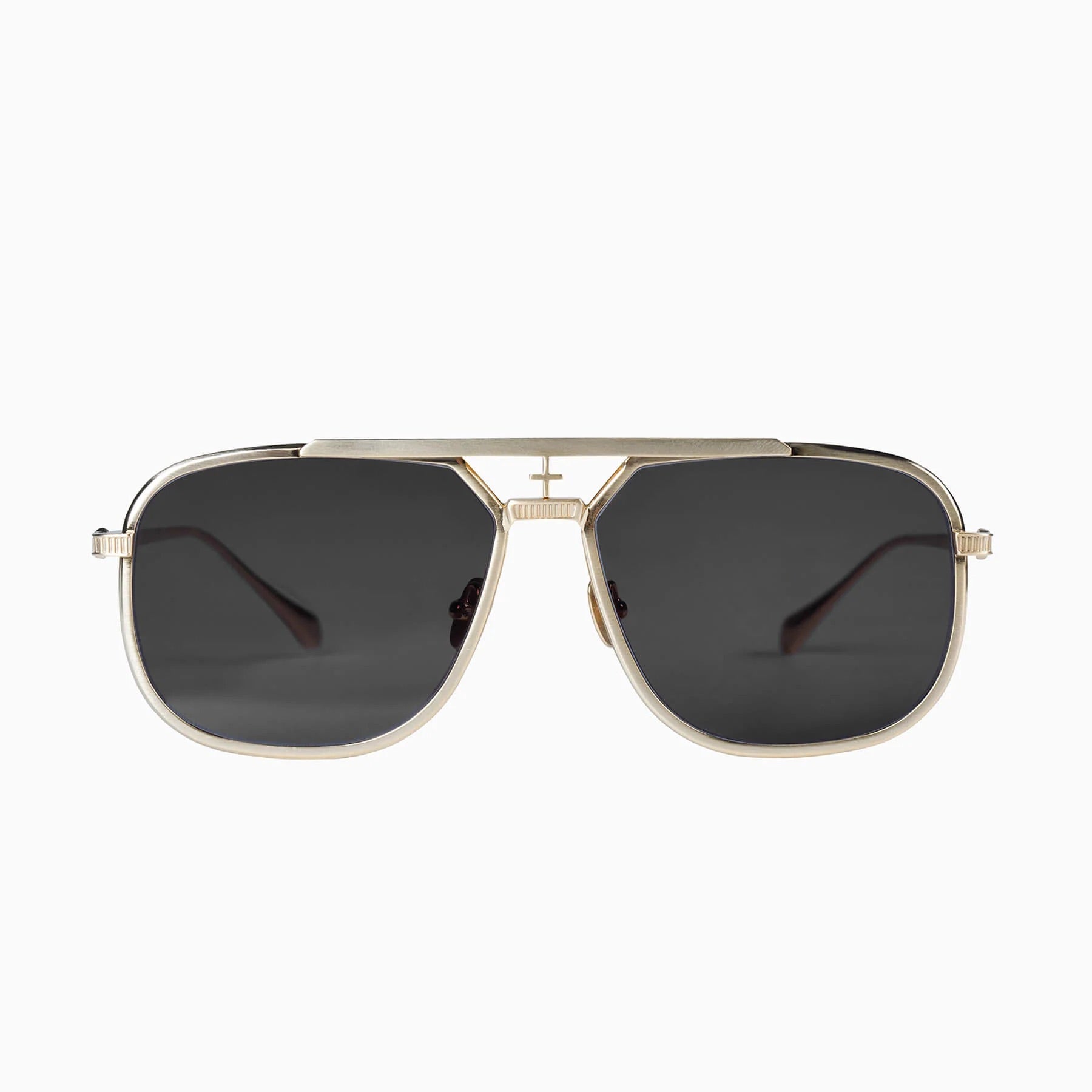 Capita | Sunglasses - Brushed Gold Titanium / Black Lens