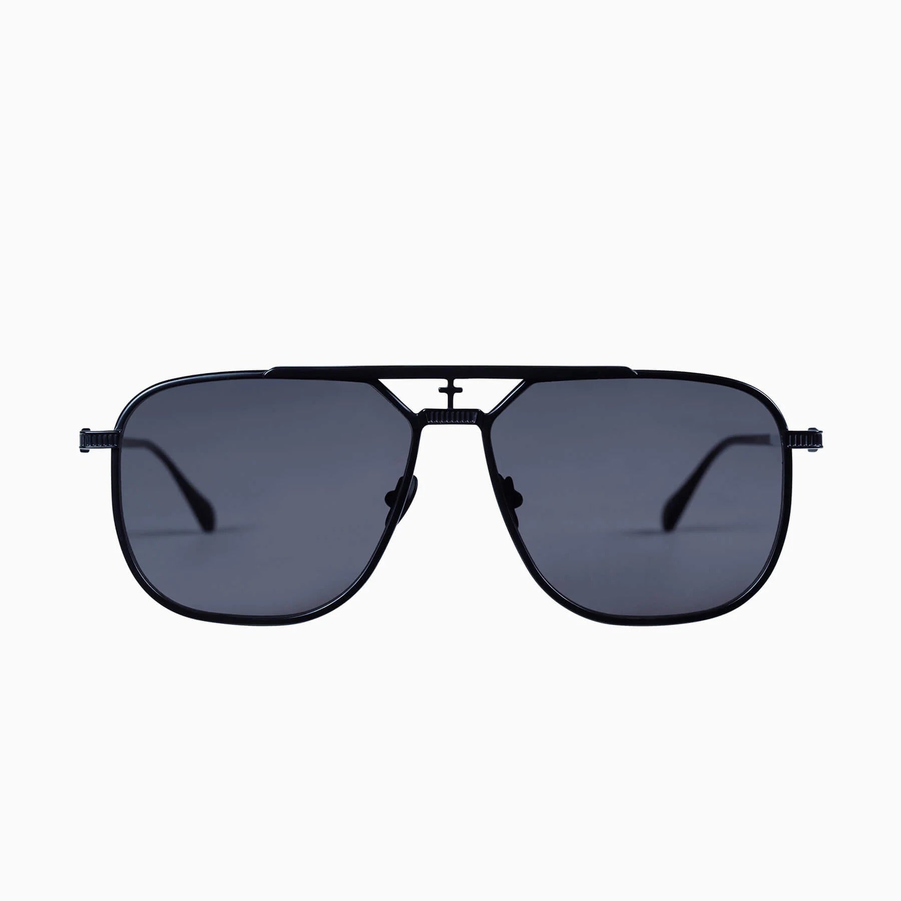 Valley Eyewear | Capita | Sunglasses - Matte Black Titanium / Black Lens