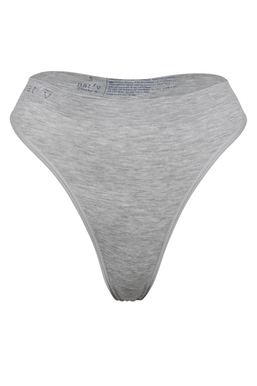Cheeky G - Marle Grey - Intimates & Robes - Nat'v Basics - Women's fashion at The Freedom State
