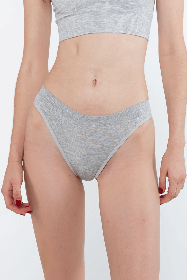Cheeky G - Marle Grey - Intimates & Robes - Nat'v Basics - Women's fashion at The Freedom State