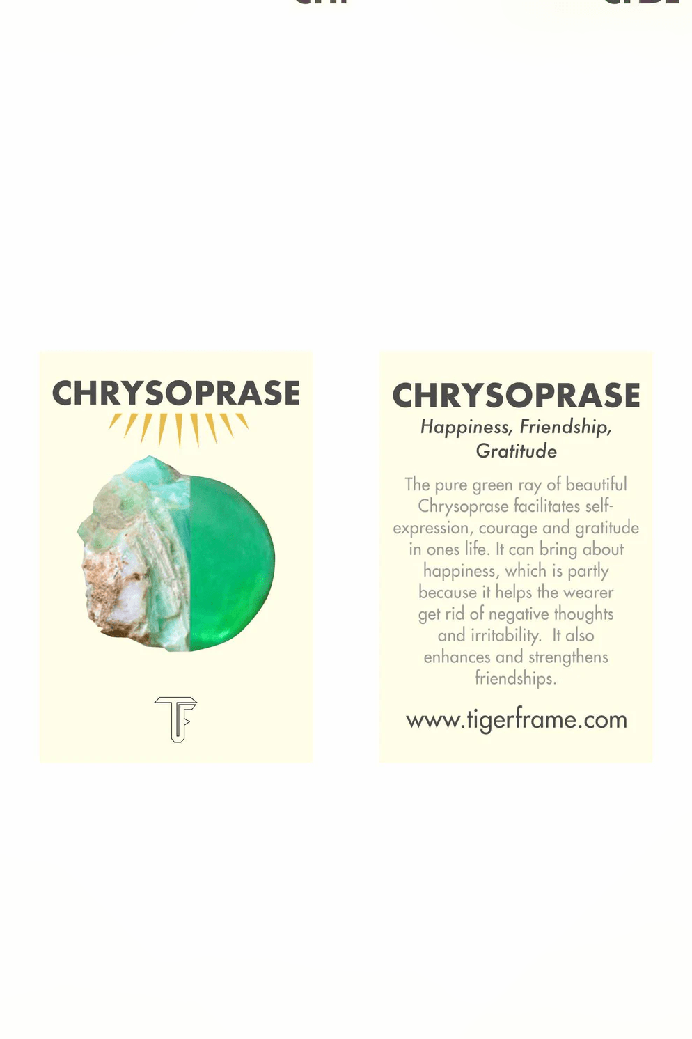 Chrysophase Crystal Bracelet | Pale Pink - Gold - Bracelets - Tiger Frame - Women's fashion at The Freedom State