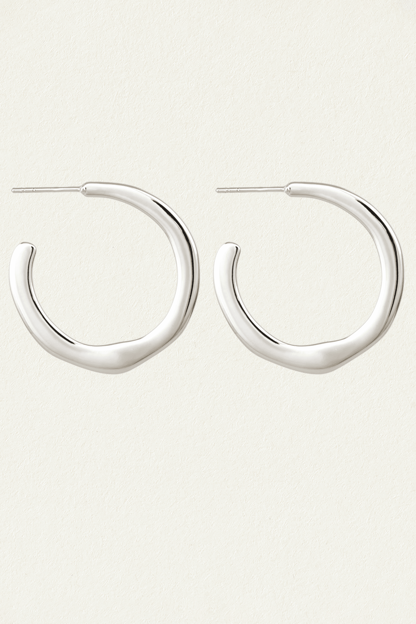 Circe Medium Hoops - Silver - Earrings - Temple Of The Sun - Women's fashion at The Freedom State