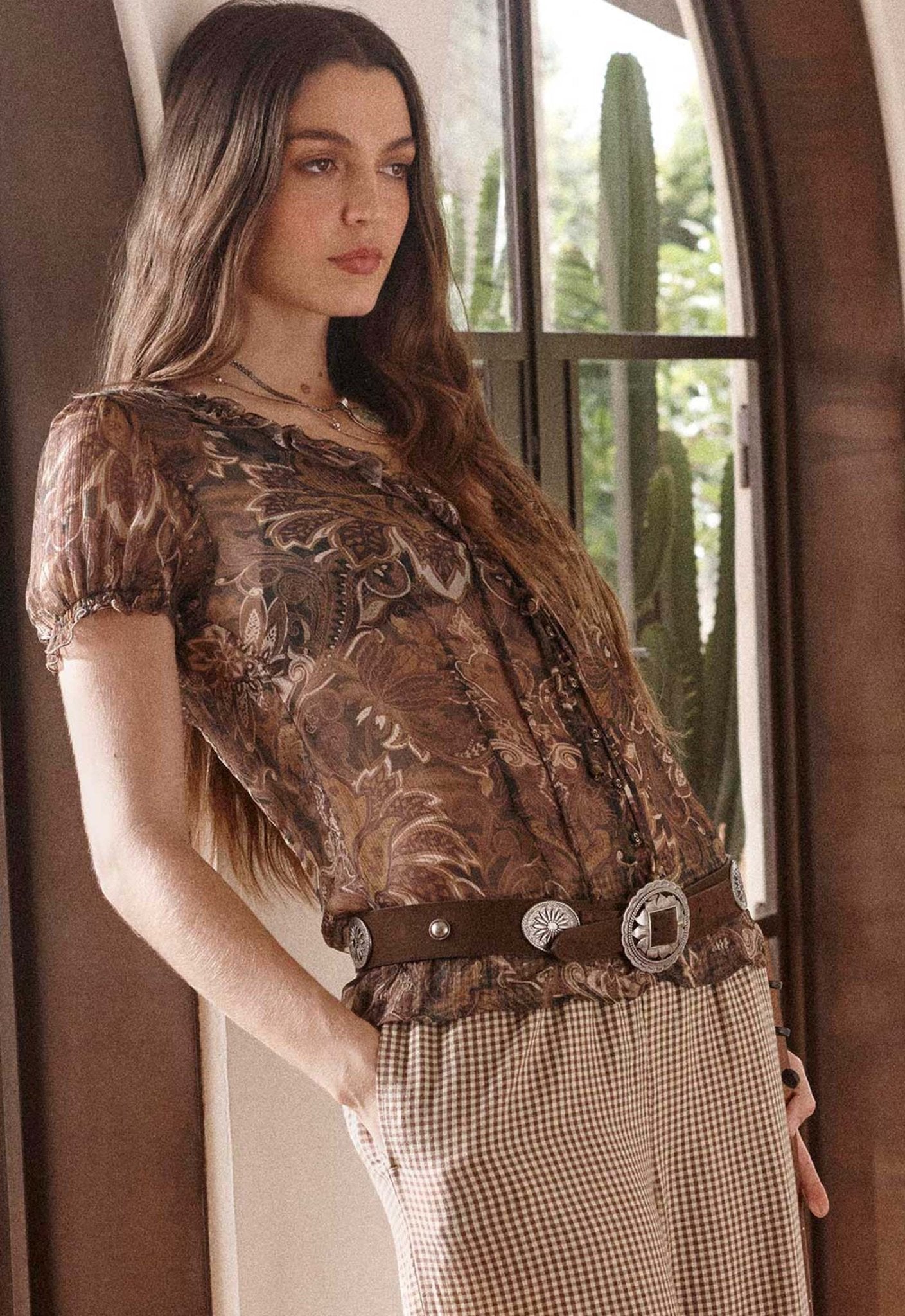 Clandestine Suede Belt - Chocolate - Belts - Spell - Women's fashion at The Freedom State
