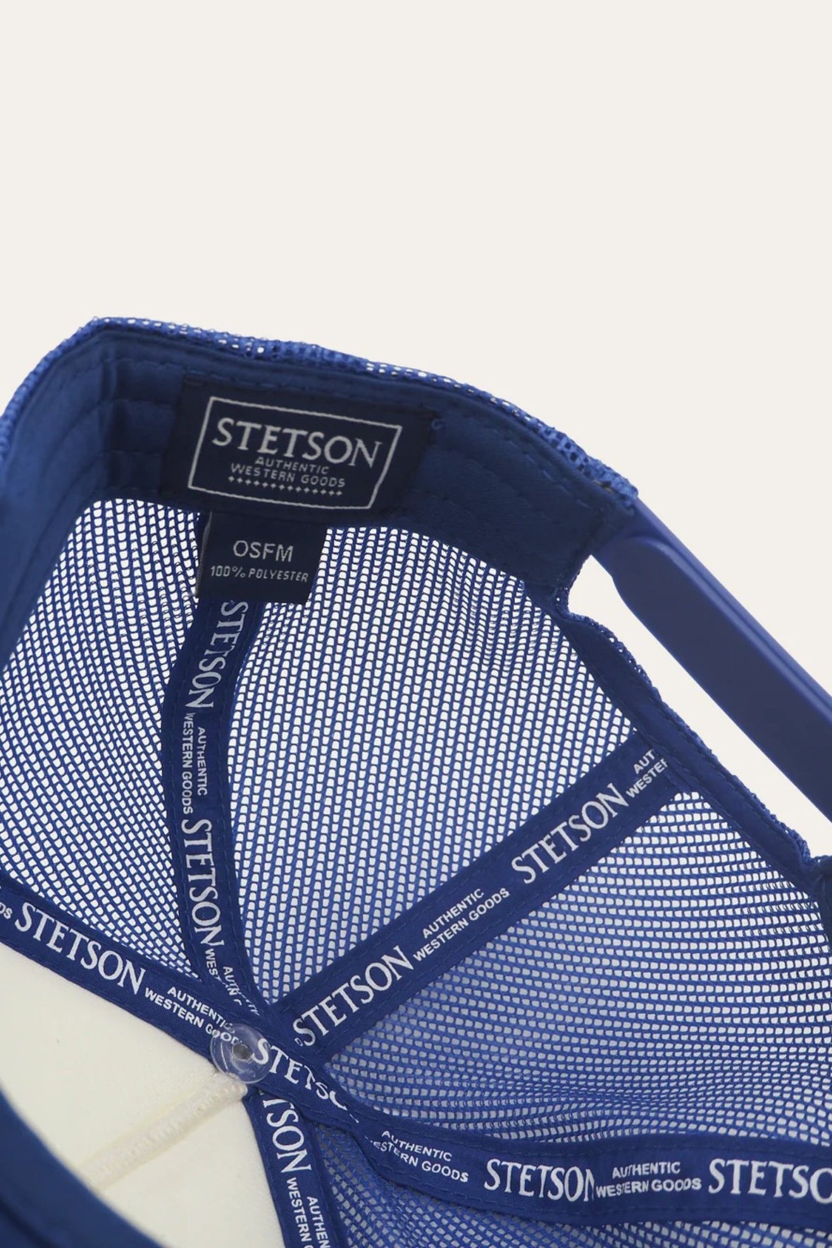 Classic Trucker Cap - Blue - Caps - Stetson - Women's fashion at The Freedom State