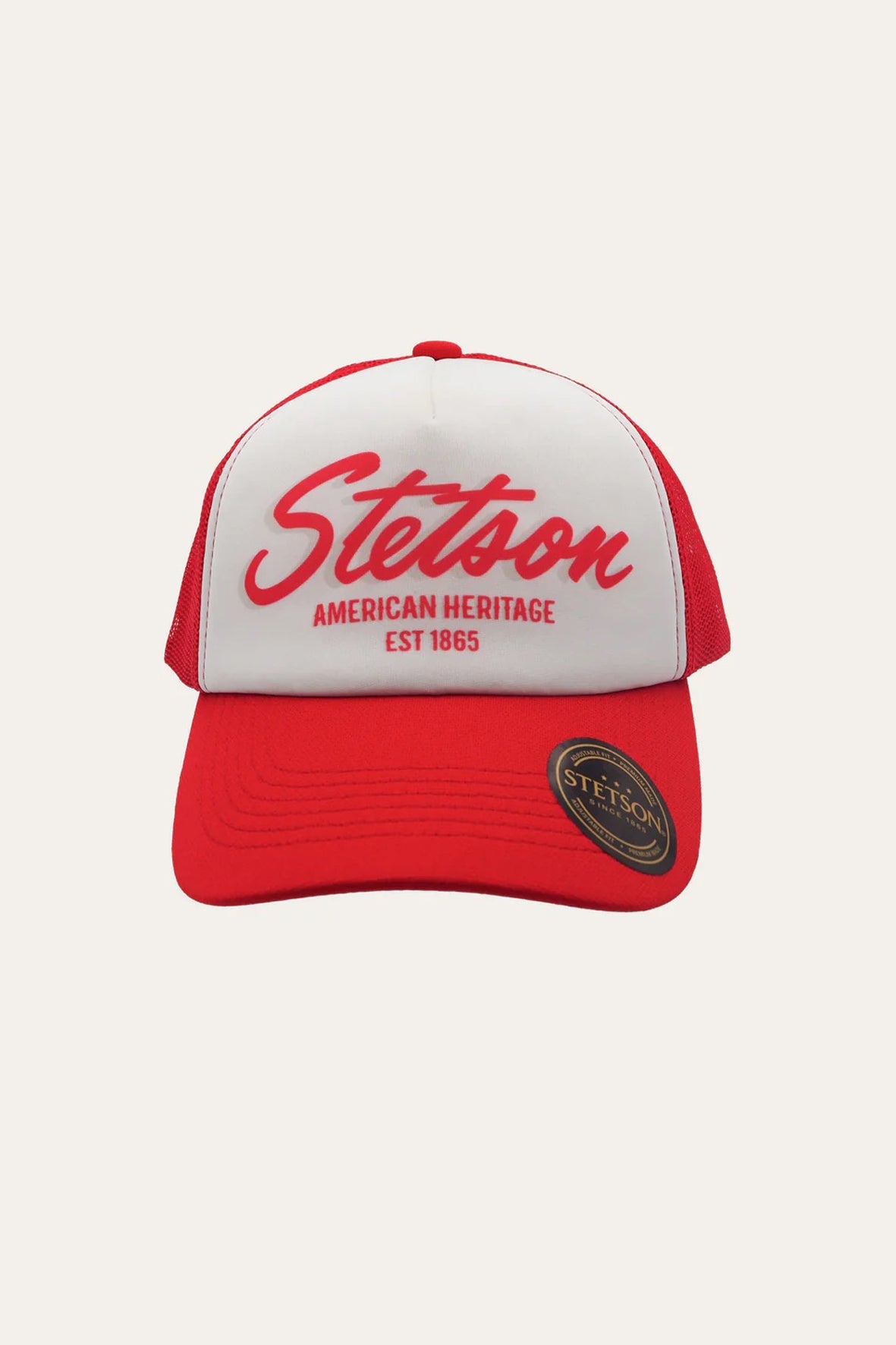 Classic Trucker Cap - Red - Caps - Stetson - Women's fashion at The Freedom State