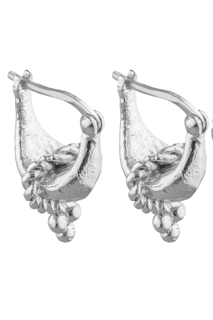 Tantour Hoops - Silver