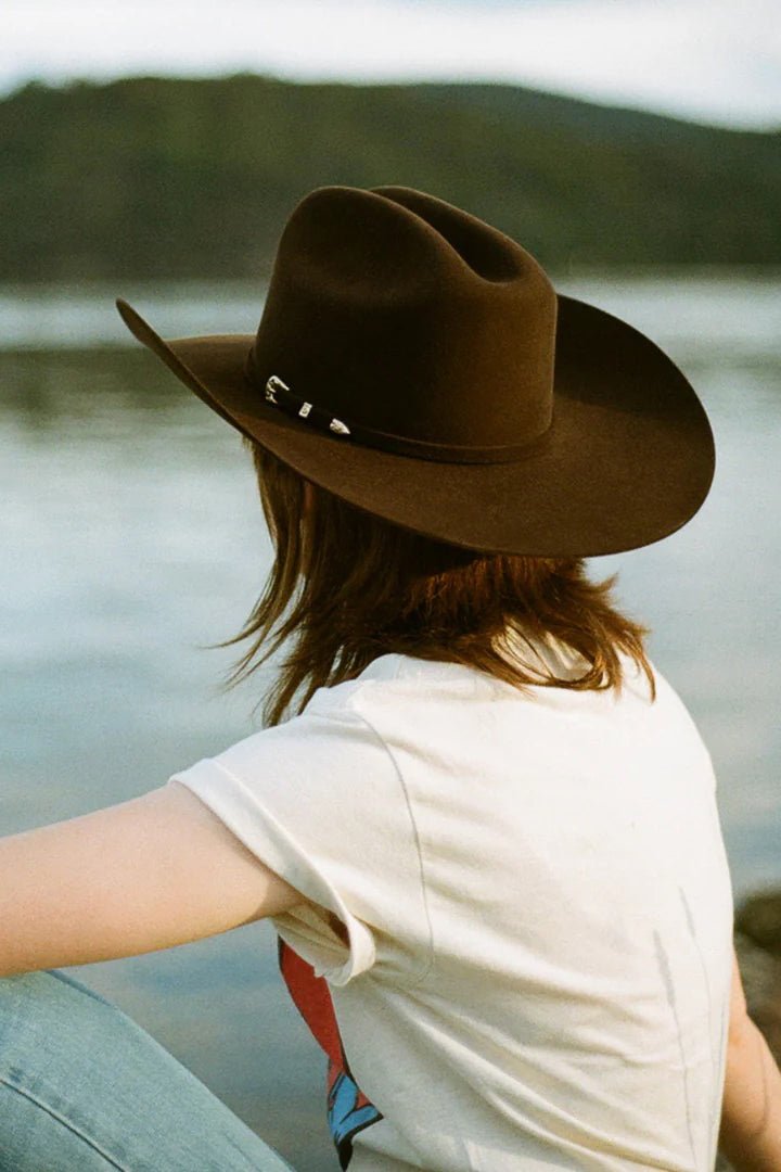 Colorado Cowboy Hat - Chocolate - Western Hat - Stetson - Women's fashion at The Freedom State