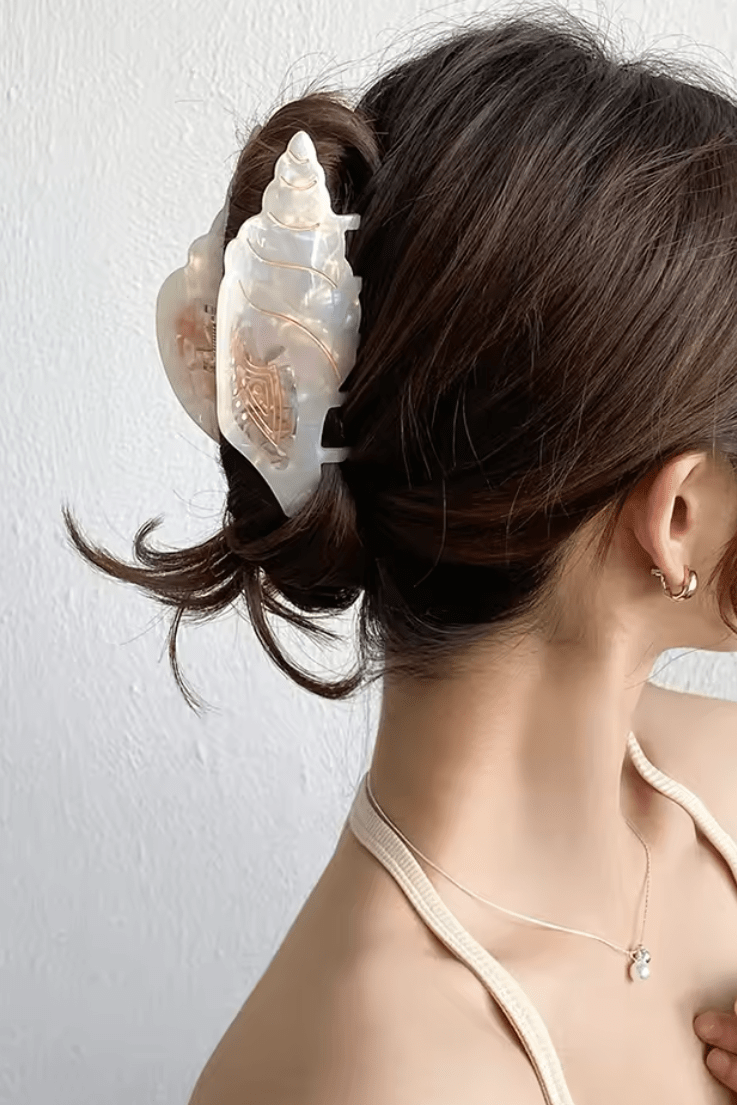 Conch Hair Claw - Turquoise - Hair & Scarves - The Freedom State - Women's fashion at The Freedom State