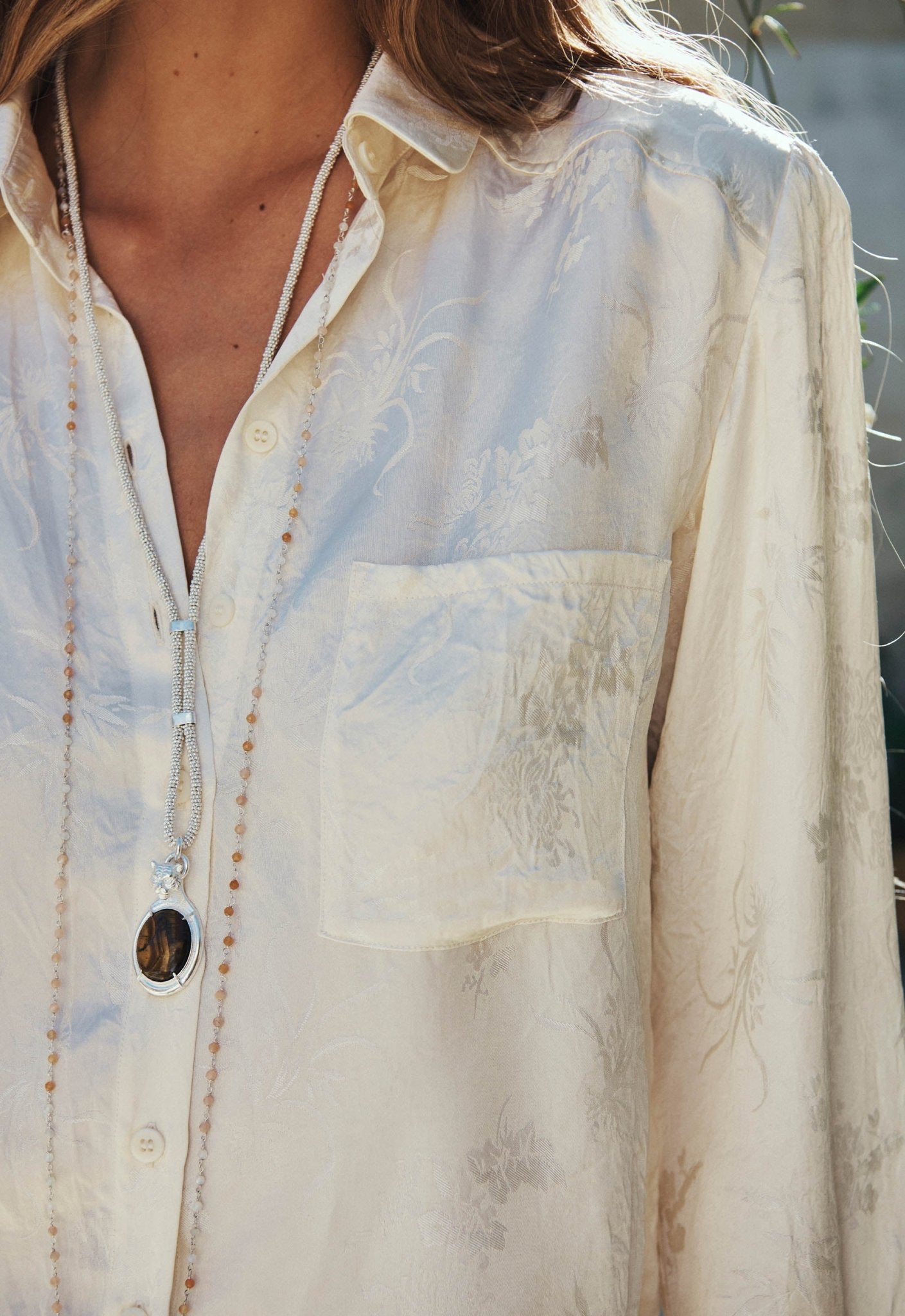 Dubois Shirt - Pearl - Shirts - Spell - Women's fashion at The Freedom State