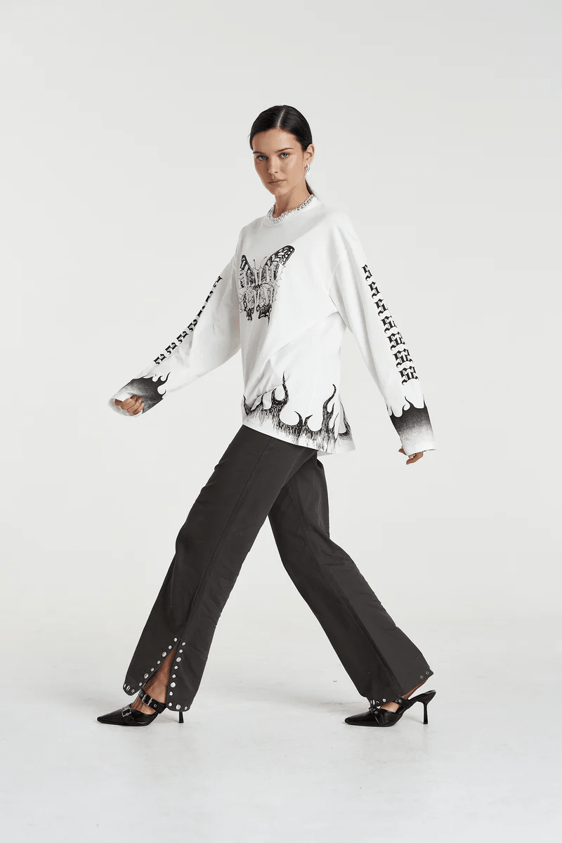 Eden Ls Tee - Lily White - T-Shirts - Summi Summi - Women's fashion at The Freedom State
