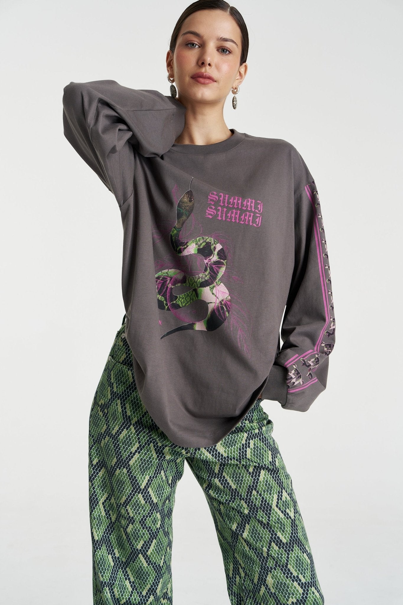 Eden LS Tee - Shadow - T-Shirts - Summi Summi - Women's fashion at The Freedom State