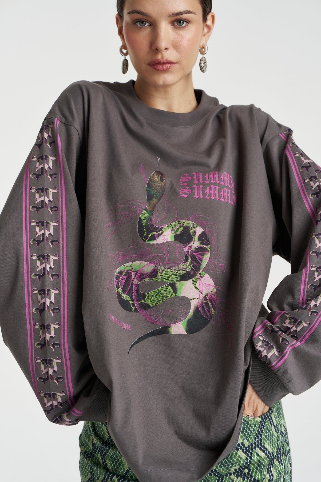Eden LS Tee - Shadow - T-Shirts - Summi Summi - Women's fashion at The Freedom State