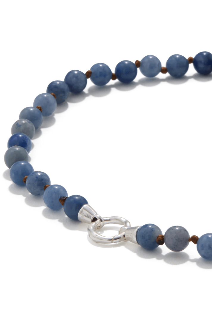 Eve Necklace - Blue Aventurine Silver - Necklaces - Soleil Soleil - Women's fashion at The Freedom State