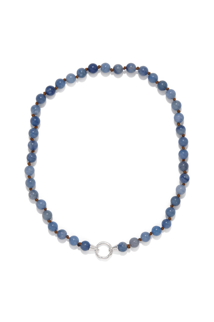 Eve Necklace - Blue Aventurine Silver - Necklaces - Soleil Soleil - Women's fashion at The Freedom State