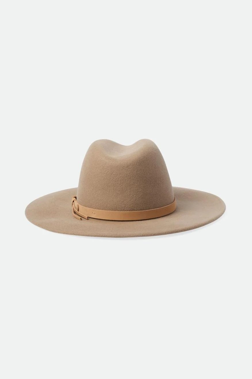 Field Proper Hat - Sand - Wide Brim Hat - Brixton - Women's fashion at The Freedom State