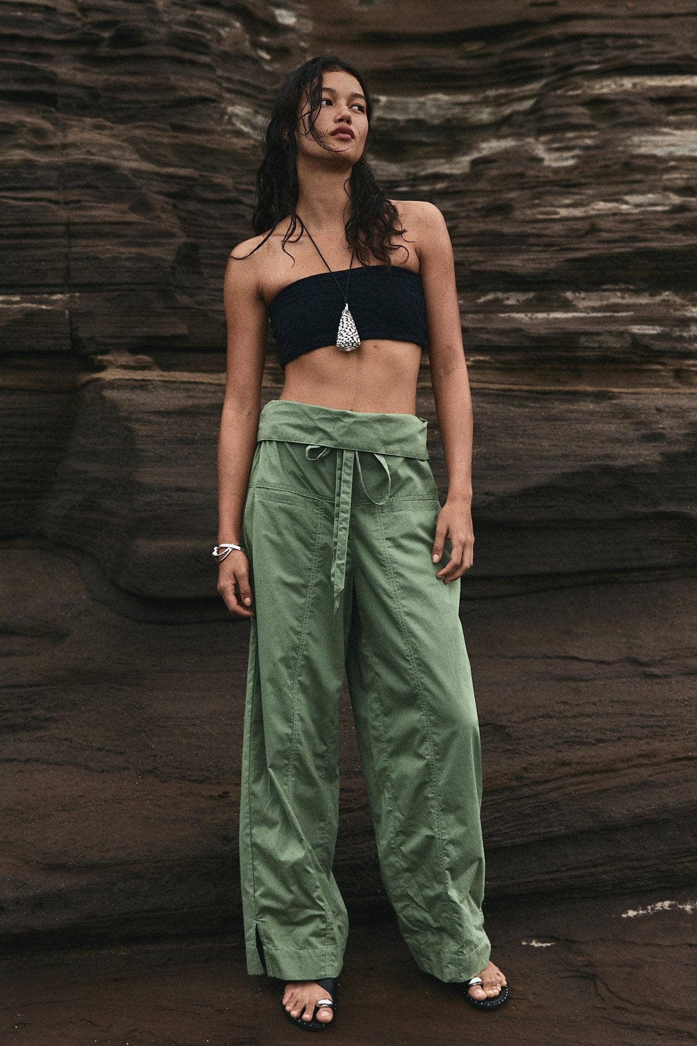 Fisherman Pant - Mistletoe - Pants - Free People - Women's fashion at The Freedom State
