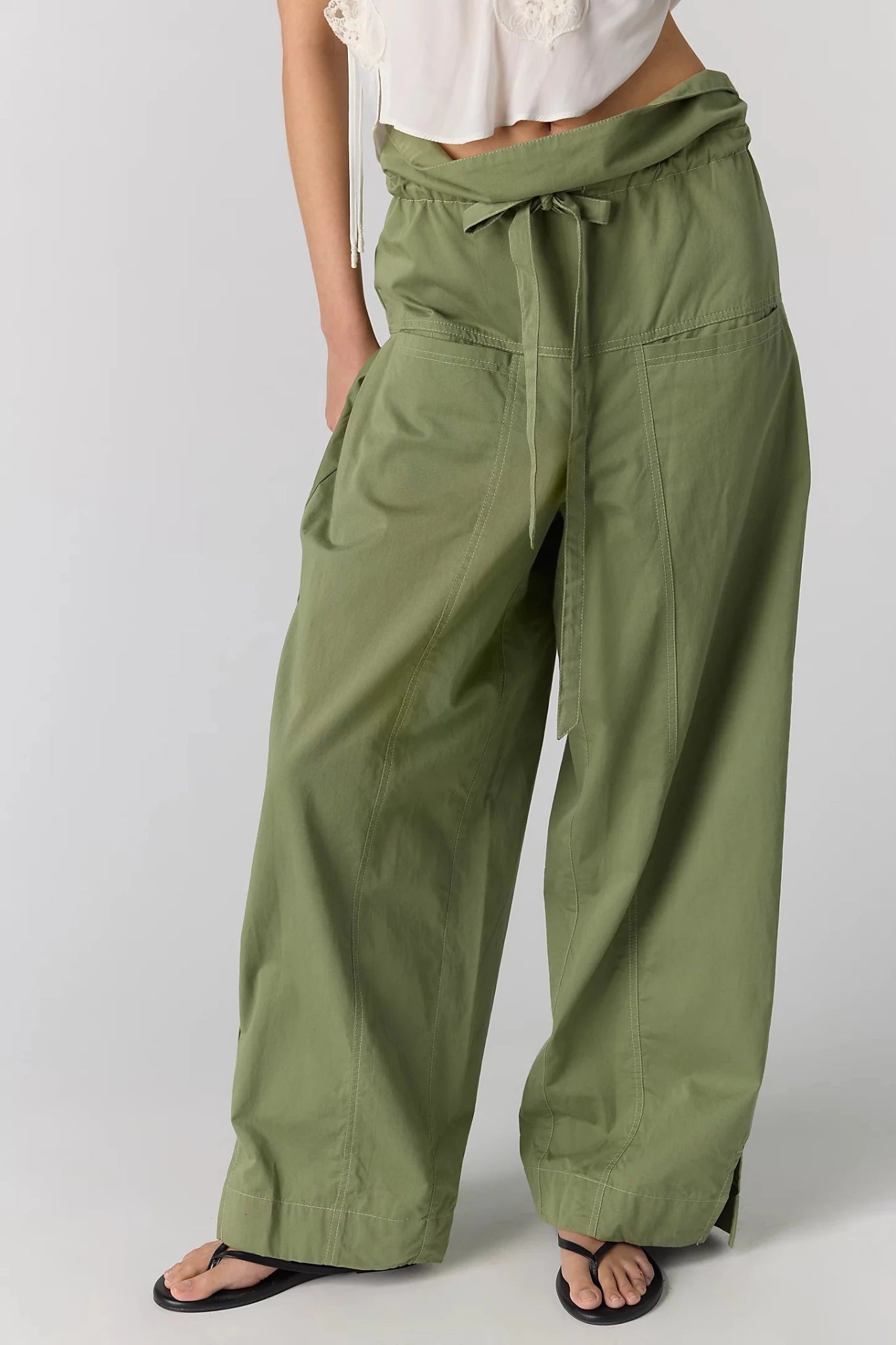 Fisherman Pant - Mistletoe - Pants - Free People - Women's fashion at The Freedom State