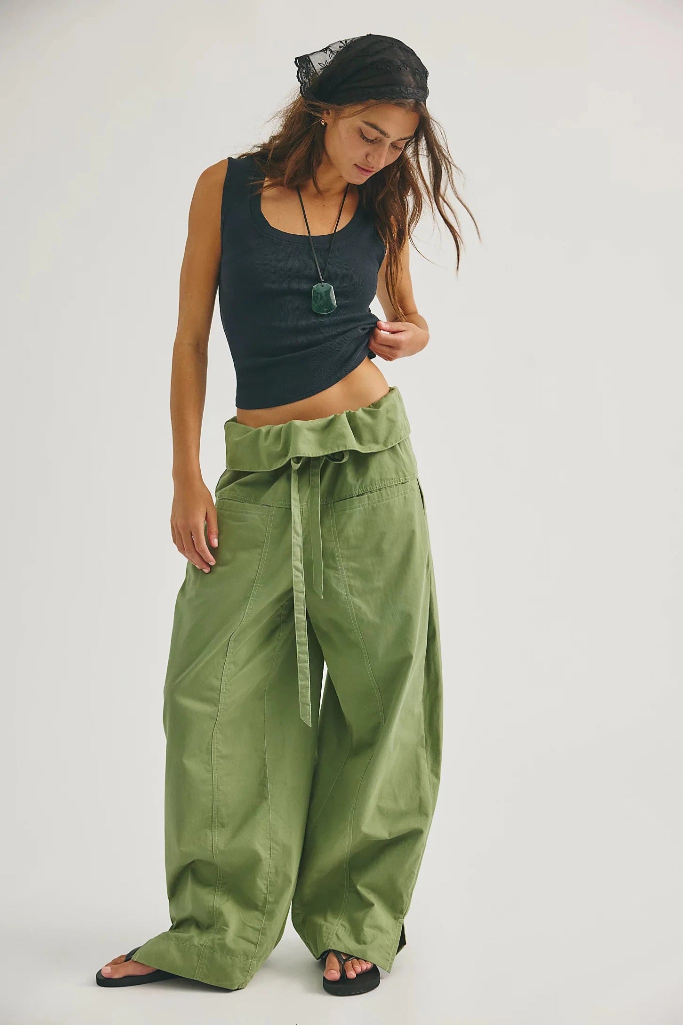 Fisherman Pant - Mistletoe - Pants - Free People - Women's fashion at The Freedom State