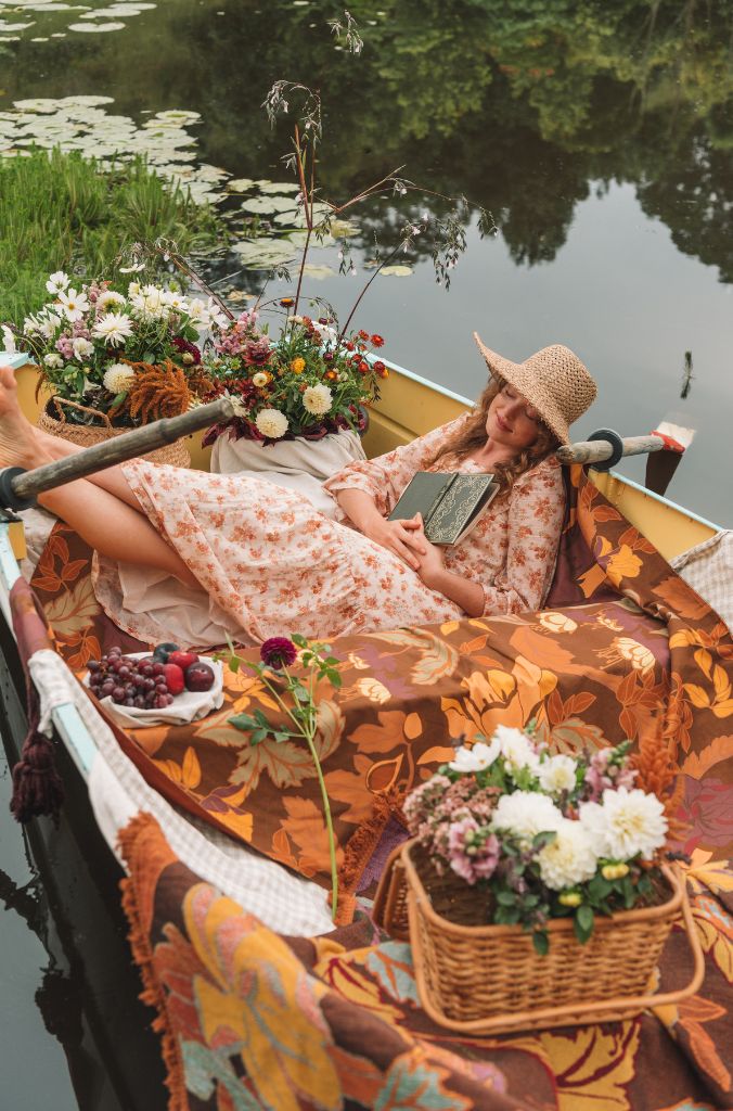 Flora Throw - Plum - Rugs & Throws - Wandering Folk - Women's fashion at The Freedom State