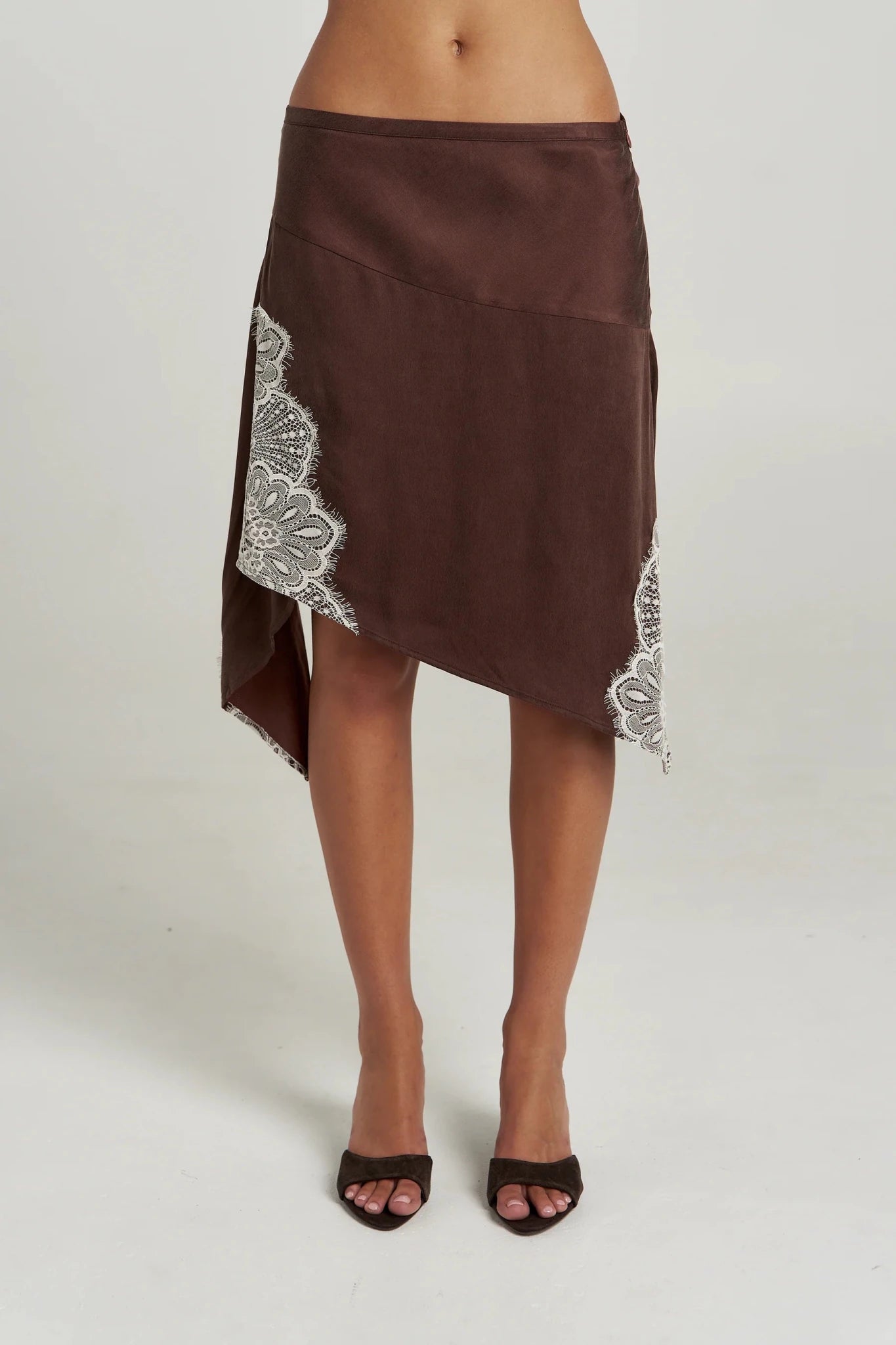 Florence Asym Skirt - Espresso - Skirts - Summi Summi - Women's fashion at The Freedom State