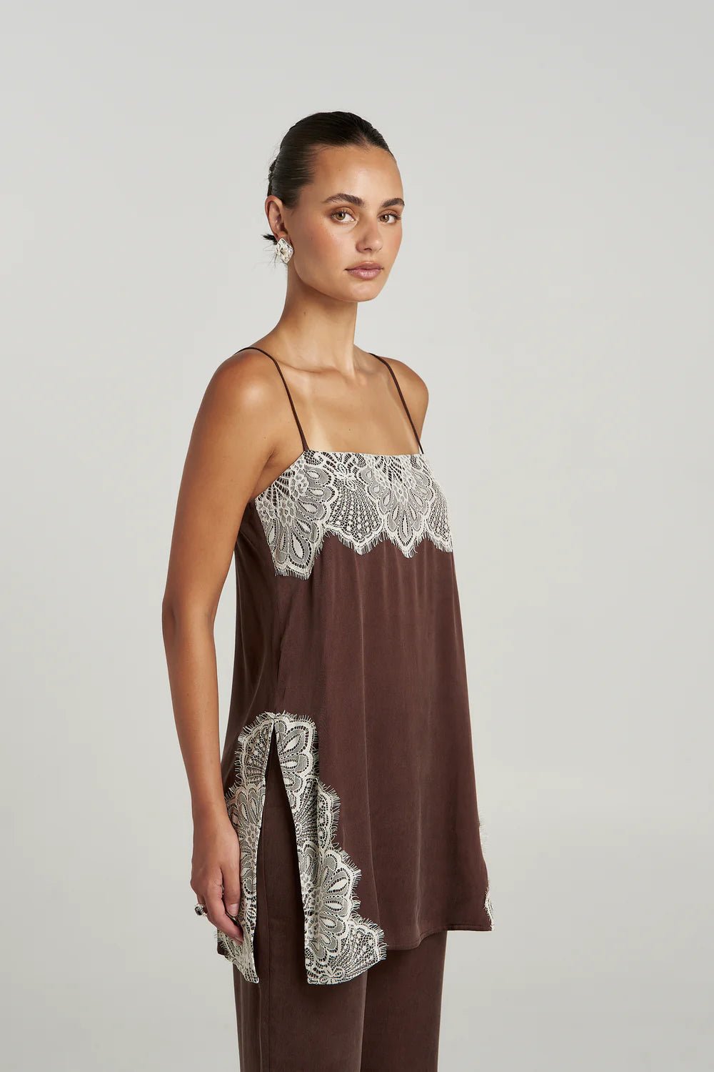 Florence Shift Top - Espresso - Fashion Tops - Summi Summi - Women's fashion at The Freedom State