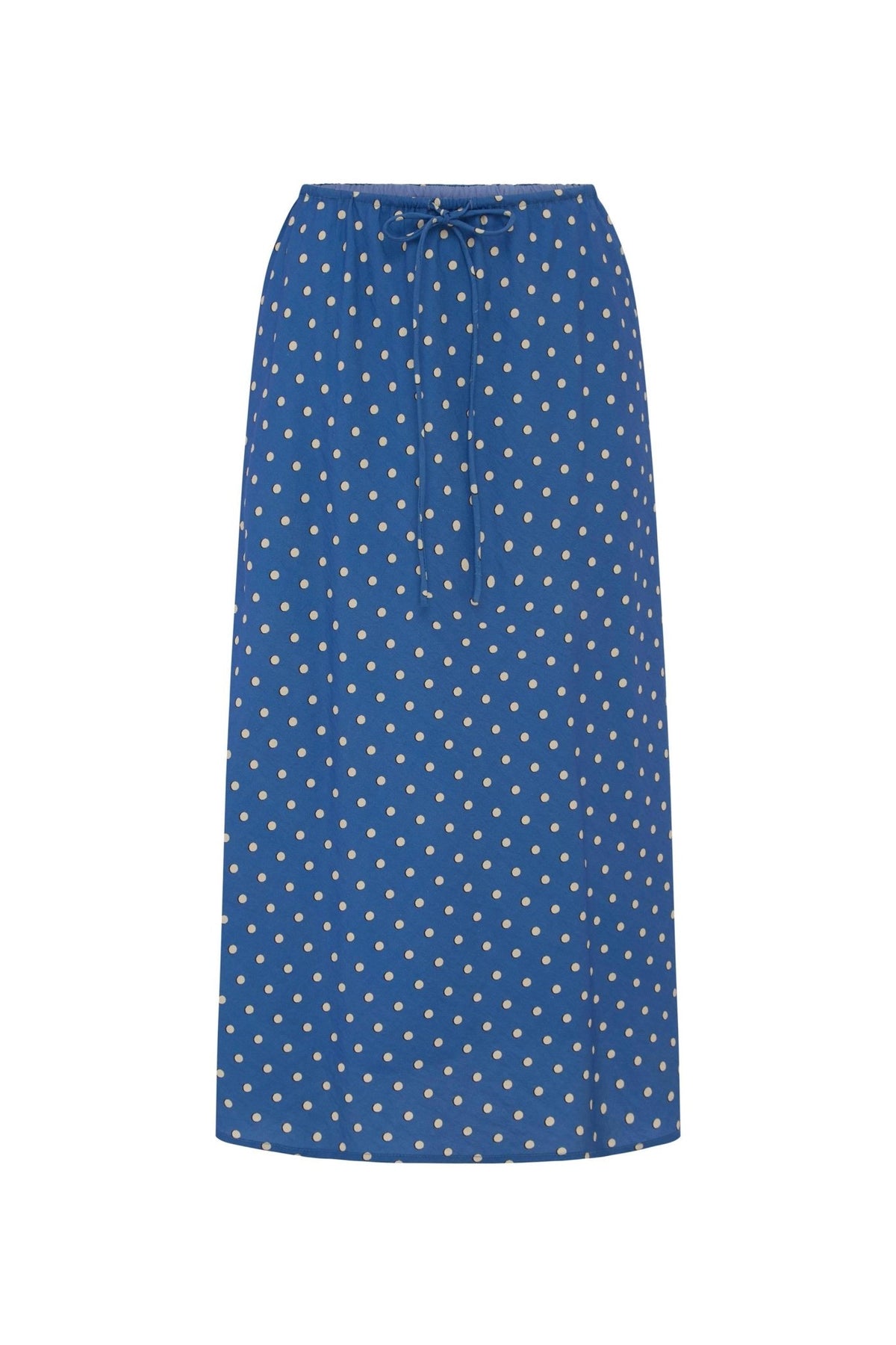 Frannie Silk Midi Skirt - Cornflower Spot - Skirts - Rowie The Label - Women's fashion at The Freedom State