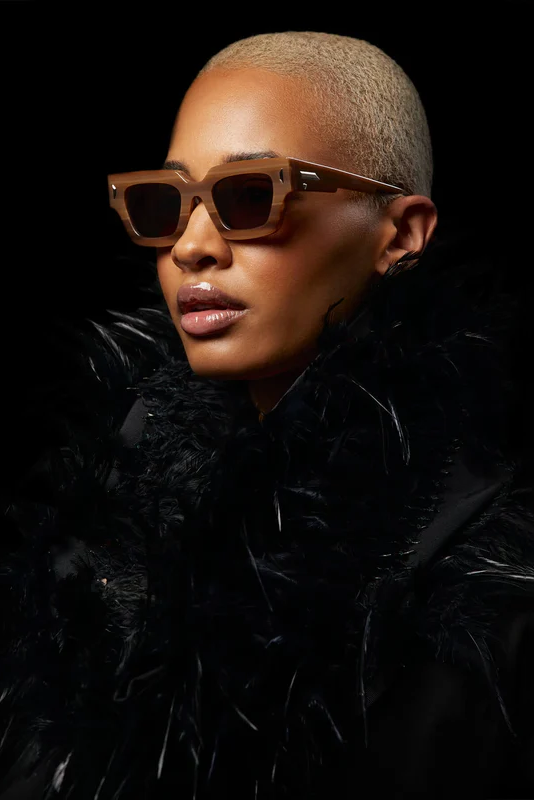 Ghost | Sunglasses - Mocha Quartz w. Silver Metal Trim / Brown Lens